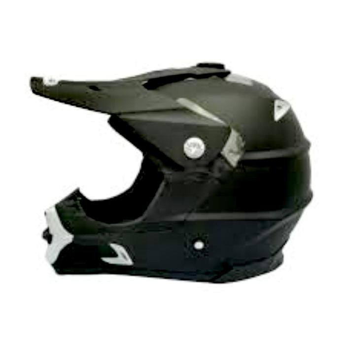 PREMIUM ZEUS 951 matt black doff helm cross trail import new hitam doff dop