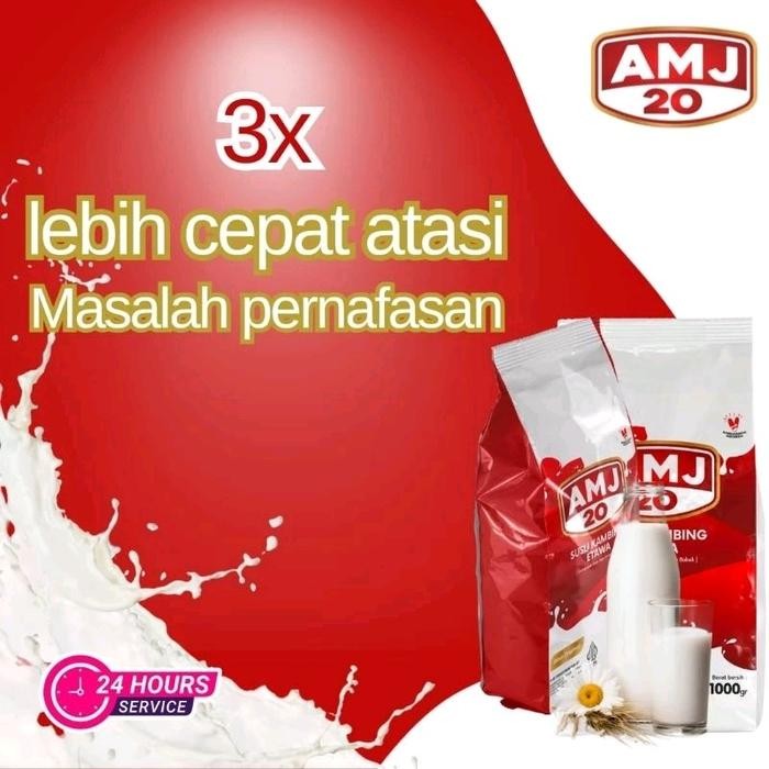 

PREMIUM susu kambing etawa kemasan 1kg merk amj20, cocok untuk minuman kesehatan Bubuk Gula