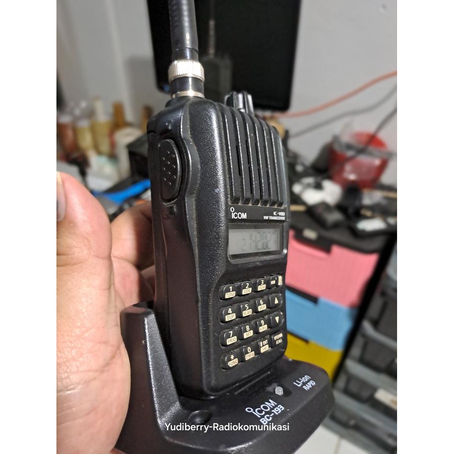 Ht Icom V80 Bekas Original Normal Icom Ic-V80 Vhf 5 Watt Asli