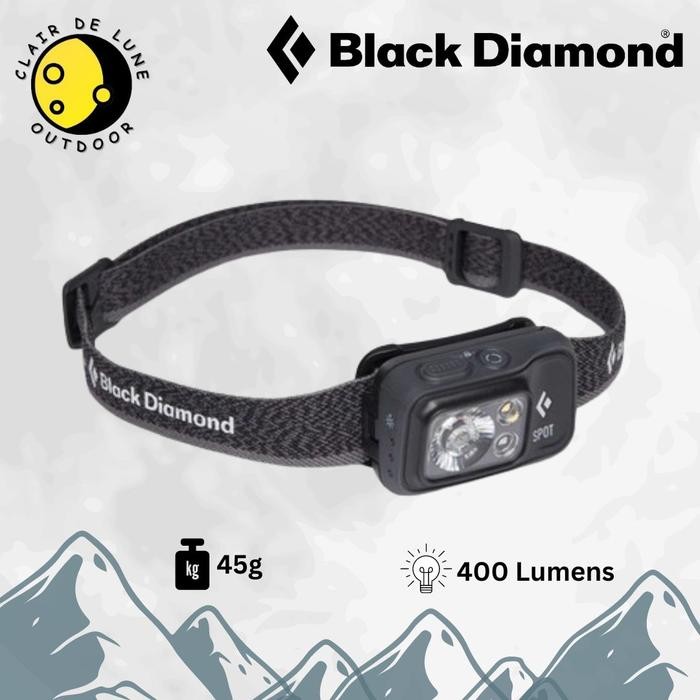 Headlamp Black Diamond Spot 400 / Senter Kepala Black Diamond