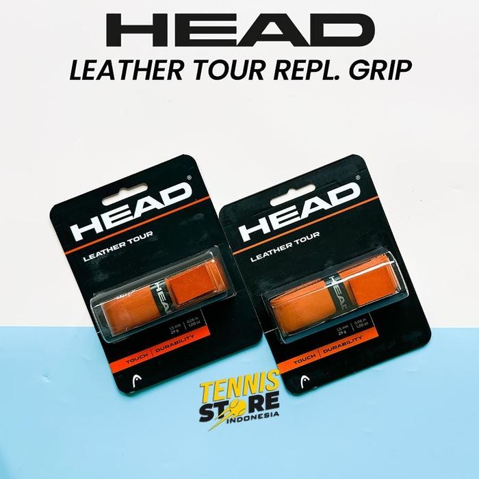 Grip Dasar HEAD Leather Tour Tennis / Replment Grip Dasar Raket Tenis