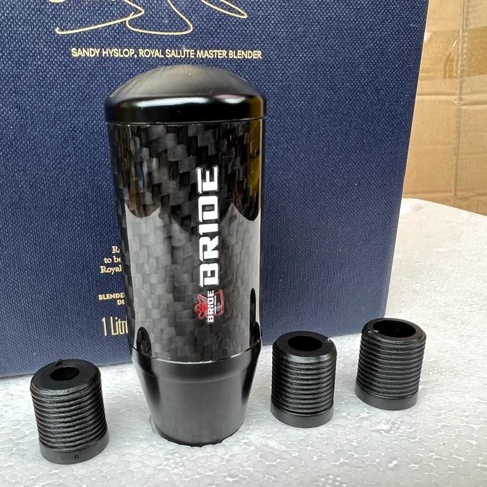 SHIFTKNOB BRIDE CARBON UNIVERSAL TUAS GIGI MOBIL MANUAL CARBON