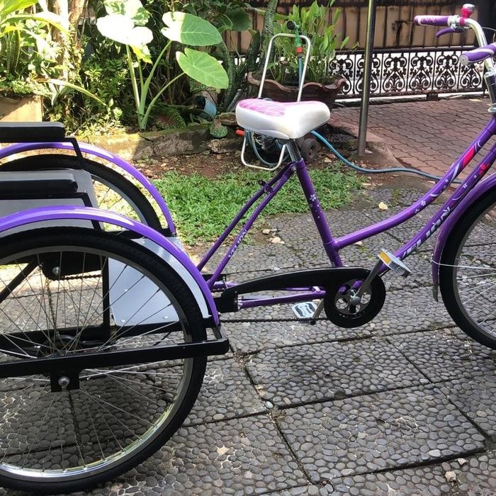 Sepeda Roda Tiga Dewasa Kargo Gratis Ongkir