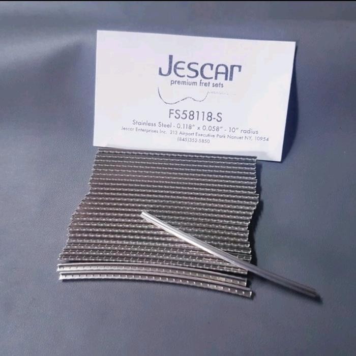 FRET GITAR BASS JESCAR FS58118 S STAINLESS STEEL ORIGINAL FRETWIRE