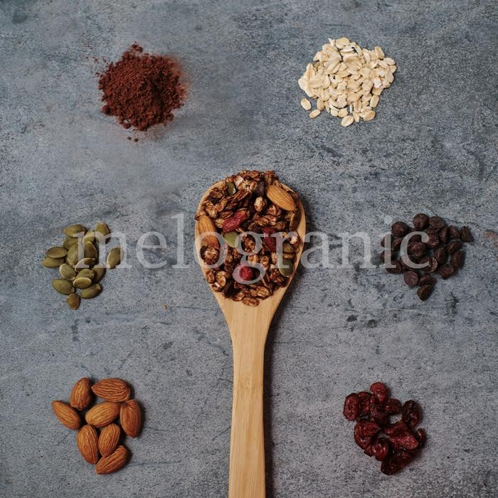 

Granola Coco Chunk / Coklat / Chocolate Crunchy 500 Gram