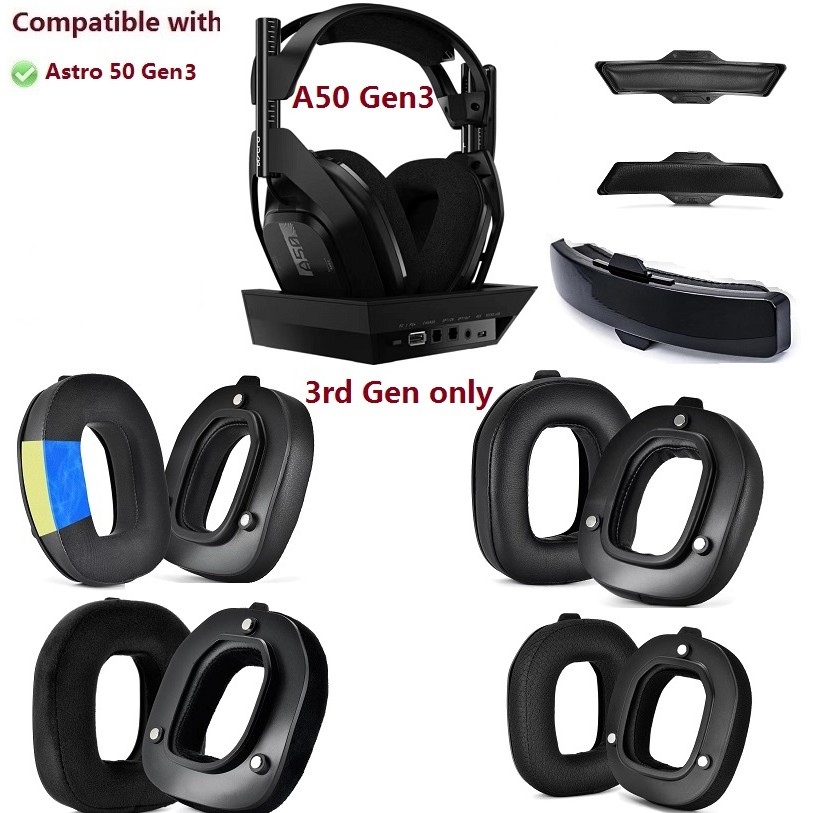 Ear Pads For Logite  Astro A50 Gen3 Gaming Headphones Replacement A50 3Rd Gen Ear Covers Earmuffs