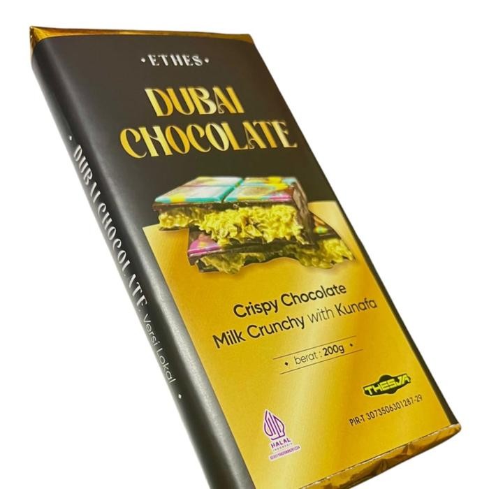 

Osyak.mart ETHES DUBAI CHOCOLATE KUNAFA 200GRAM coklat viral chocolates hampers valentine 2025