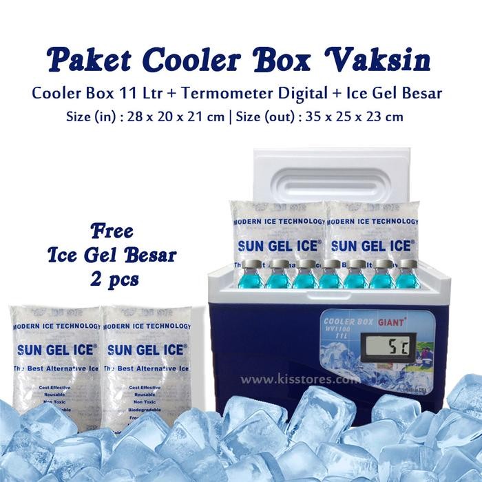Vaccine Carrier Box / Cooler Box Vaksin / Box pendingin