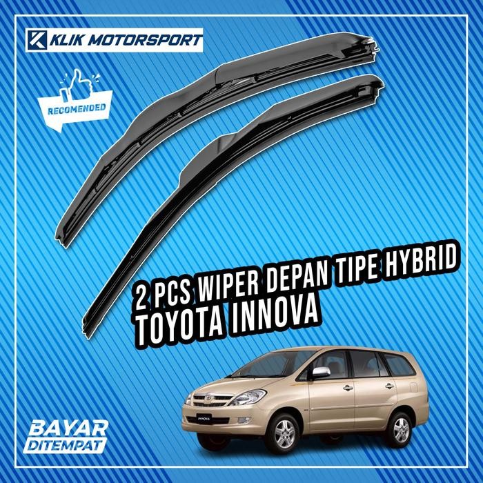 1 Set Wiper Hybrid Mobil Toyota Innova 2004 - 2014