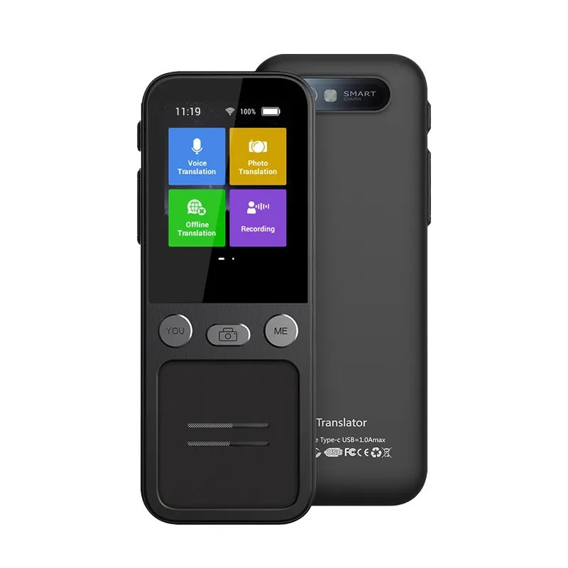 Ai Voice Real Time Translator Ma ine T16 138 Multi Online Languages Voice-Record 3.1 In  Big
