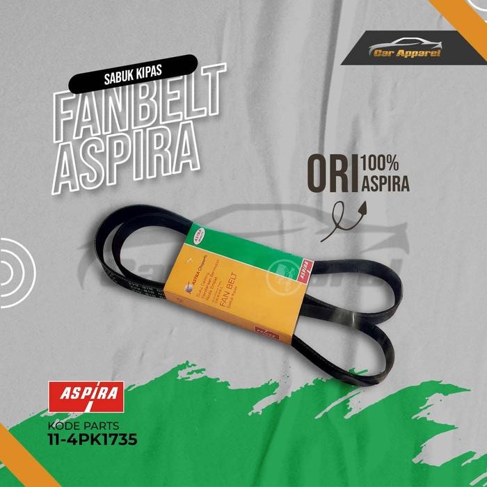 READY ASPIRA 4PK1735 FANBELT AVANZA XENIA 1300CC 2011-2015 TIMING BELT