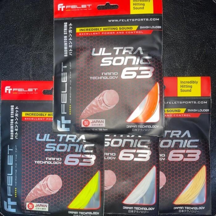 Felet Senar Ultra Sonic 63 / Senar Felet Senar Badminton Original Raket #Gratisongkir
