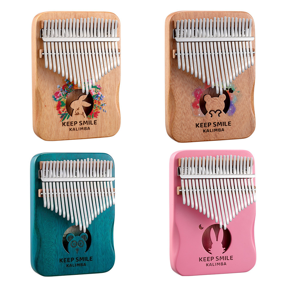 Hluru Kalimba 17 21 Keys Kalimba Finger Piano Full Veneer Solid Wood Maple Wood Kalimba 21 Key Thumb