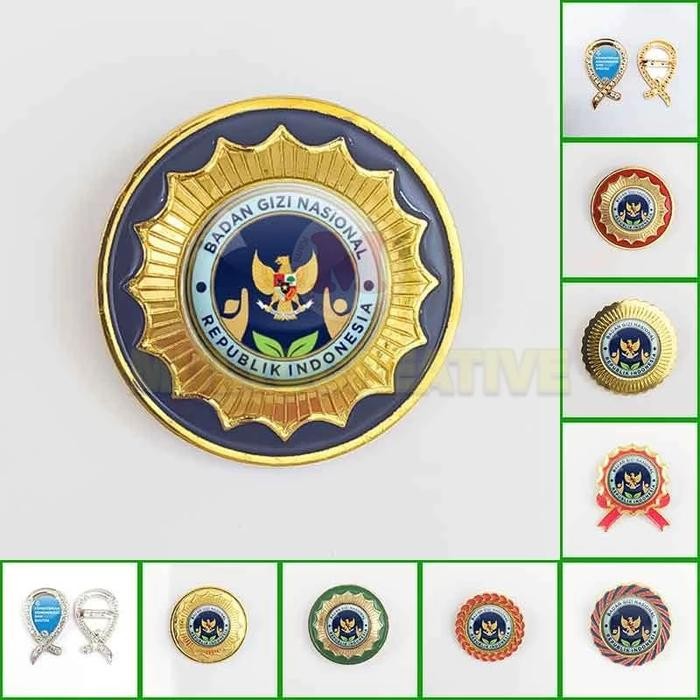 

Pin Badan Gizi Nasional Model Premium Pin Bros BGN PREMIUM