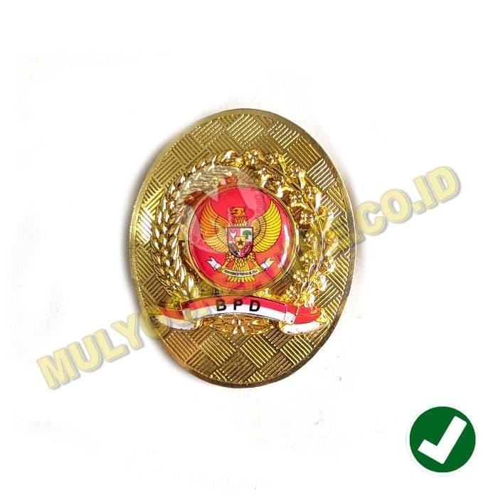 

Pin BPD Perangkat Desa Lencana Pin BPD Desa Model Oval Pengait Peniti PREMIUM