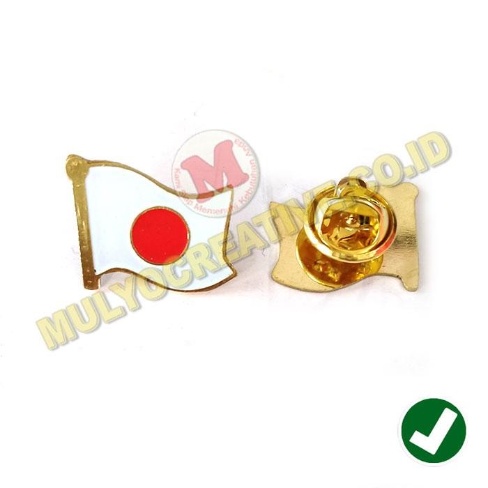 

Pin Bendera Negara Jepang Pin Bros Bendera Jepang Flag Pin Murah PREMIUM