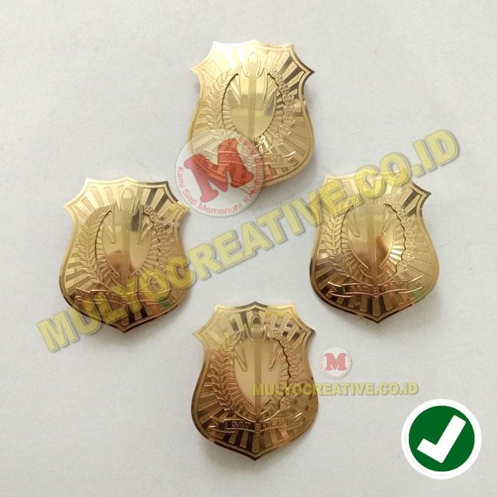 

Lencana Security Logo Satpam Padi Dan Kapas Model Perisai PREMIUM