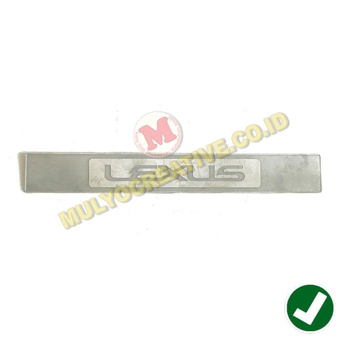 

Plat Lexus Plat Logam Silver Logo Lexus PREMIUM