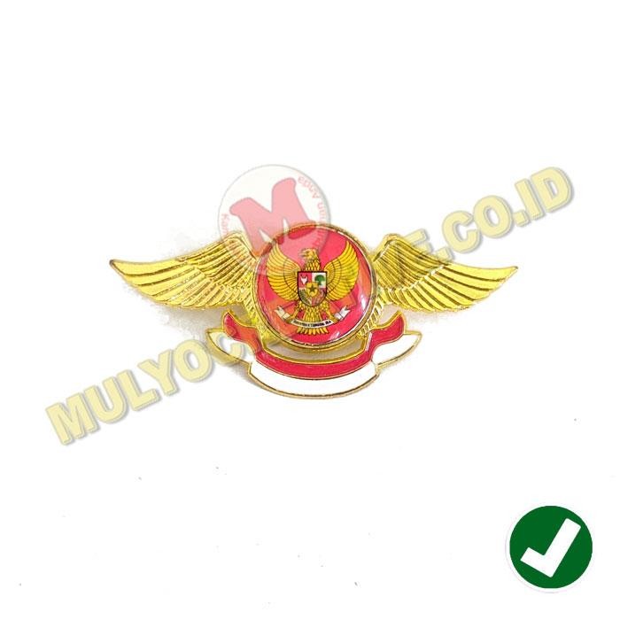 

Wing Logo Garuda Warna Merah Pin Wing Logo Garuda PREMIUM