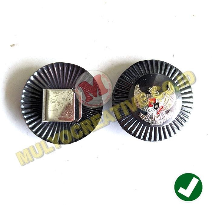 

Lencana Tanda Jabatan 3.5 Cm Warna Hitam Magnet Atribut Lurah PREMIUM