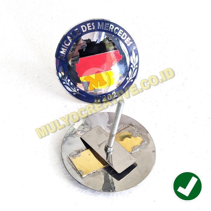 

Emblem Grill Mercedes Benz W202 - Tempelan Mobil Grill PREMIUM