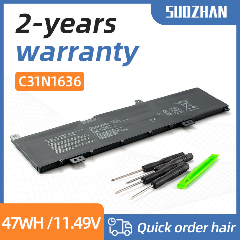 SUOZHAN C31N1636 Laptop Battery For Asus VivoBook N580VN N580VD NX580V X580V X580VN NX580VD7300 X580