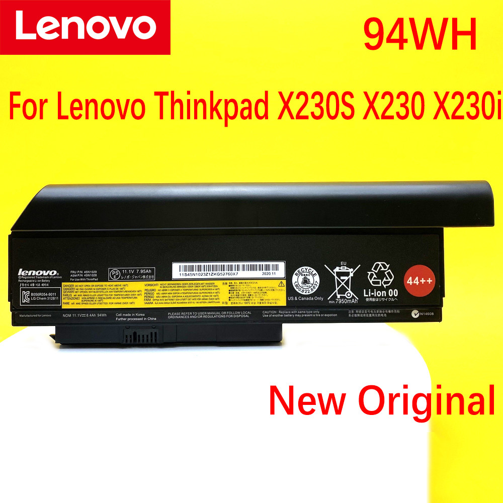 New Original 45N1022 Laptop battery For Lenovo Thinkpad X230S X230 X230I 45N1025 45N1024 45N1033 45N