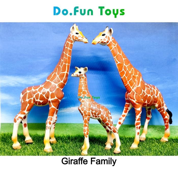 New Giraffe Animal Figure / Miniatur Mainan Binatang Jerapah