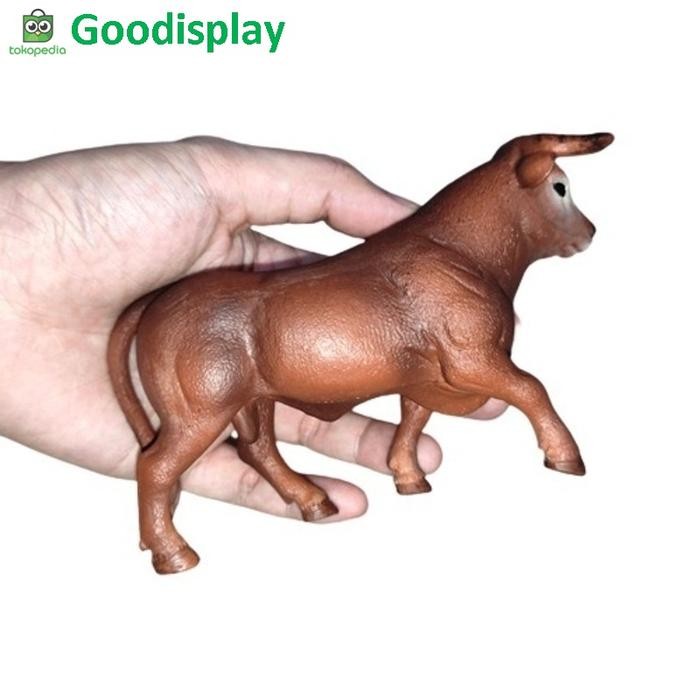 mainan hewan miniatur binatang animal figure banteng spanish bull