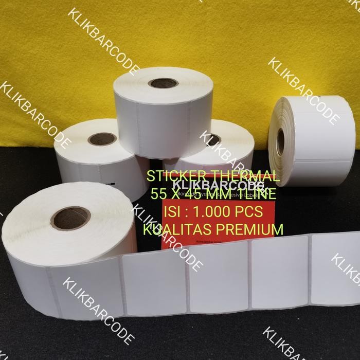 

Label Barcode Direct Thermal 55X45 55 X 45 Mm - Sticker Thermal 1000Pc