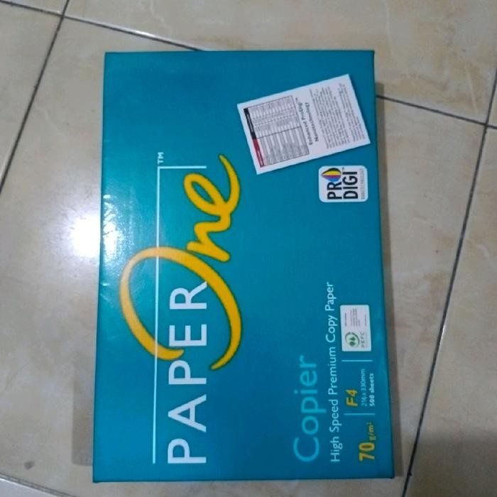 

Kertas Hvs (F4) Folio 70 Gram Paperone ( 1 Rim)