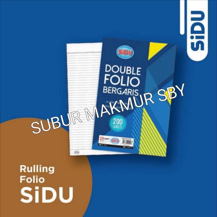 

Kertas Double Folio Garis / Rolling Folio 200 Sinar Dunia Sidu