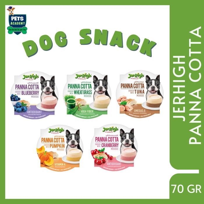 

Cemilan Anjing - Jerhigh Panna Cotta Pudding Mousse 70Gr