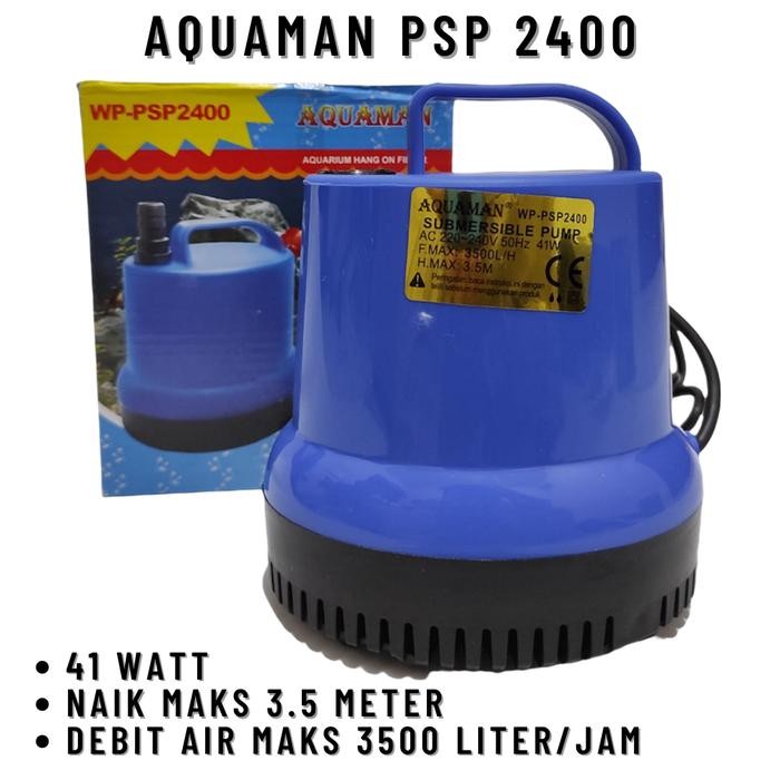 POMPA CELUP AIR KOLAM AQUARIUM AQUSCAPE KIYOSAKI PSP 2400 60 WATT 3.5