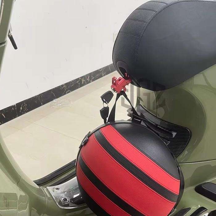 ISTANAMYSHOP GANTUNGAN JOK VESPA MATIC CNC SEAT LUGGAGE HELMET HOOK SISTEM KUNCI UNTUK SEMUA VESPA