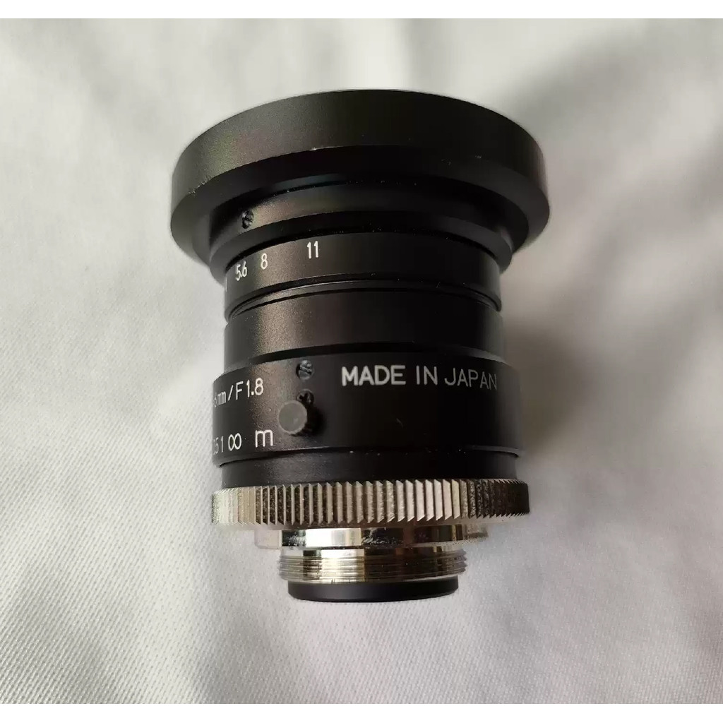 Kowa C-Mount 6Mm F/1.8-16 1" Hc Series Fixed Lens Lens Machine Vision Lens In Good Condition Tested