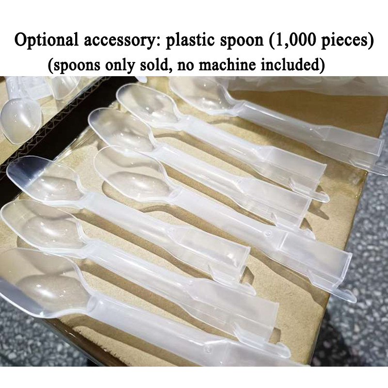 Plastic Stirring Spoon for Flurry Ice Cream Blender Machine Flurry Ice Cream Mixer Machine Milk