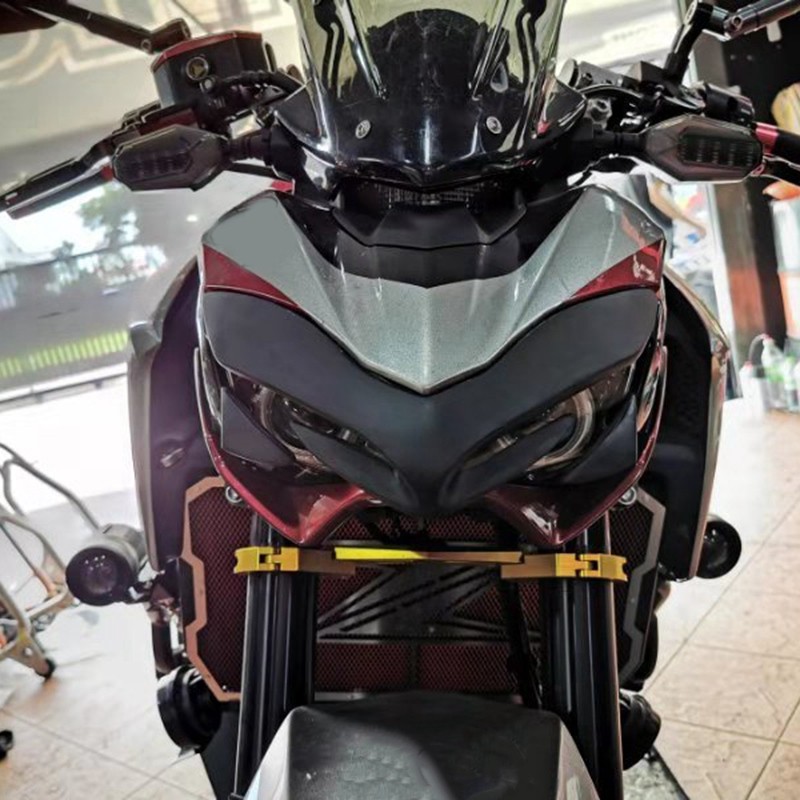 Motorcycle Headlight Screen Protective Decorative Cover Headlamp Shield For Kawasaki Z900 Z 900 2017