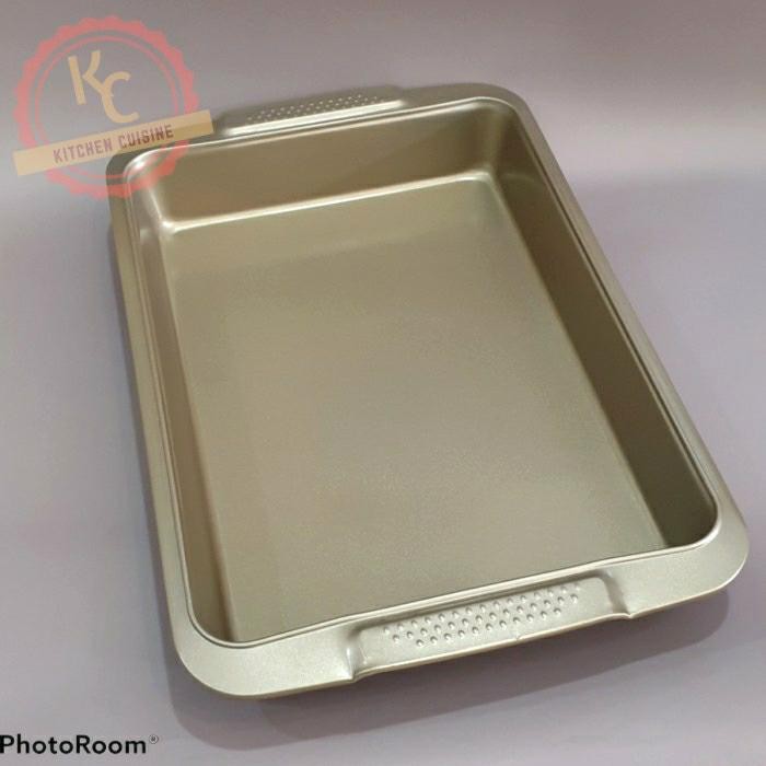 Rectangular Pan / Loyang Roti Large Non Stick / Alumunium Food Grade