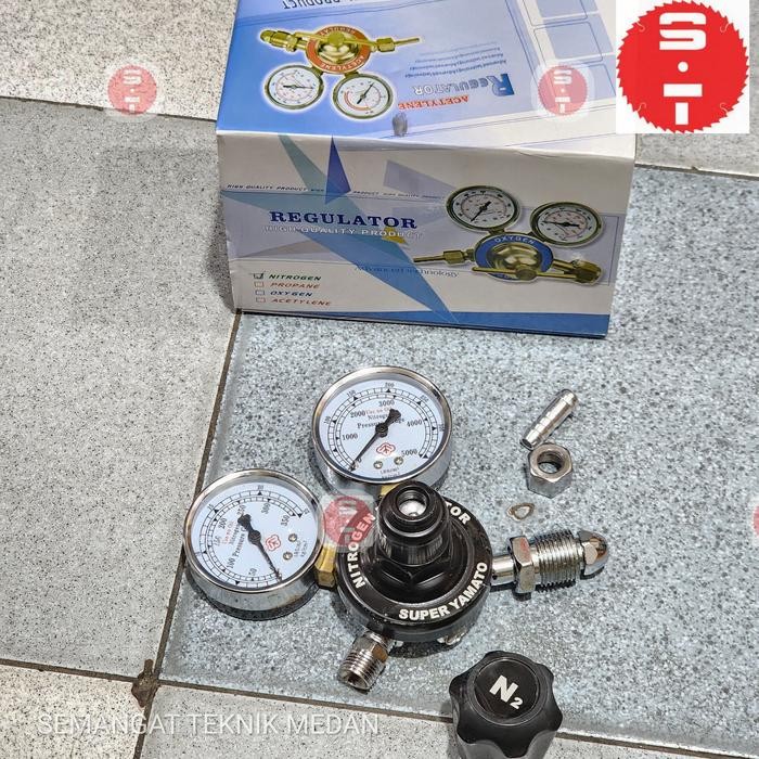 N2 Regulator Nitrogen Untuk Tabung Gas Nitrogen N 2 Super Yamato