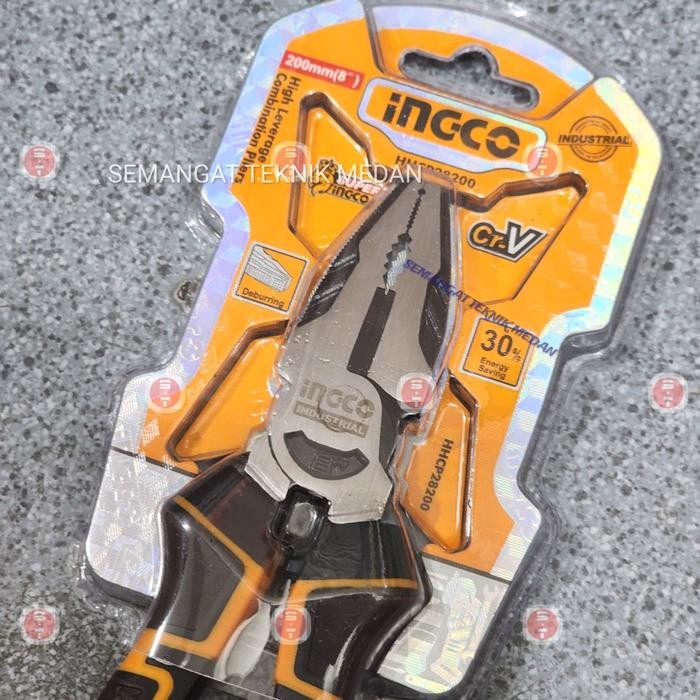 Tang Kombinasi Combination Pliers High Leverage 8" 8 " Ingco Hhcp28200