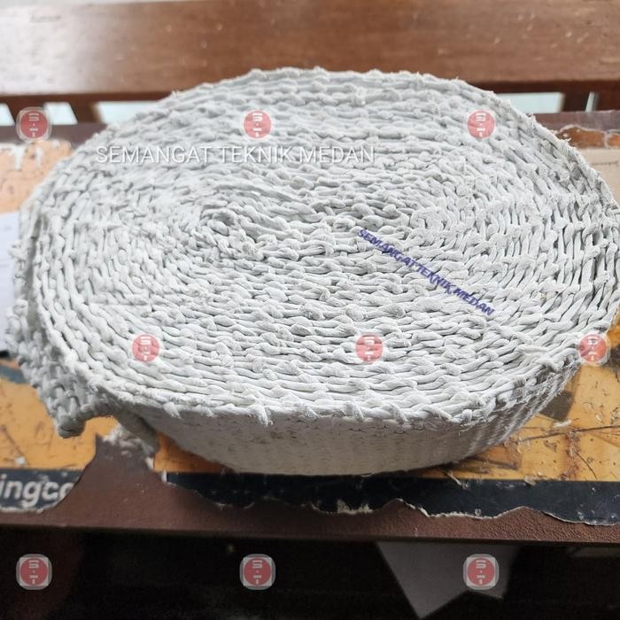 Fiber Asbes Pita Packing Tahan Panas 4" 4 Inch Asbes Insulation Tape