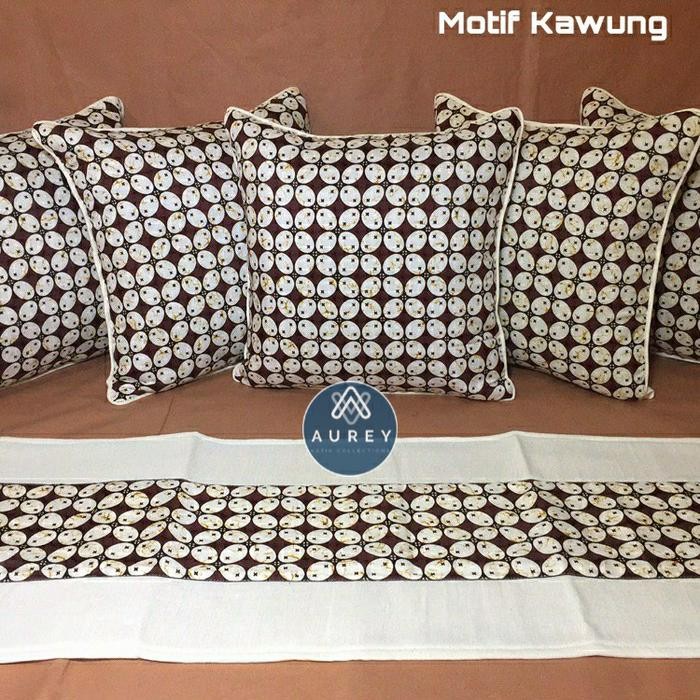 sarung bantal sofa 40x40 batik motif -Kawung