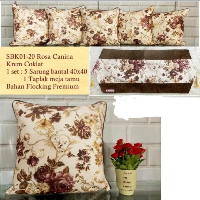 sarung bantal sofa 40x40/sarung bantal sofa taplak