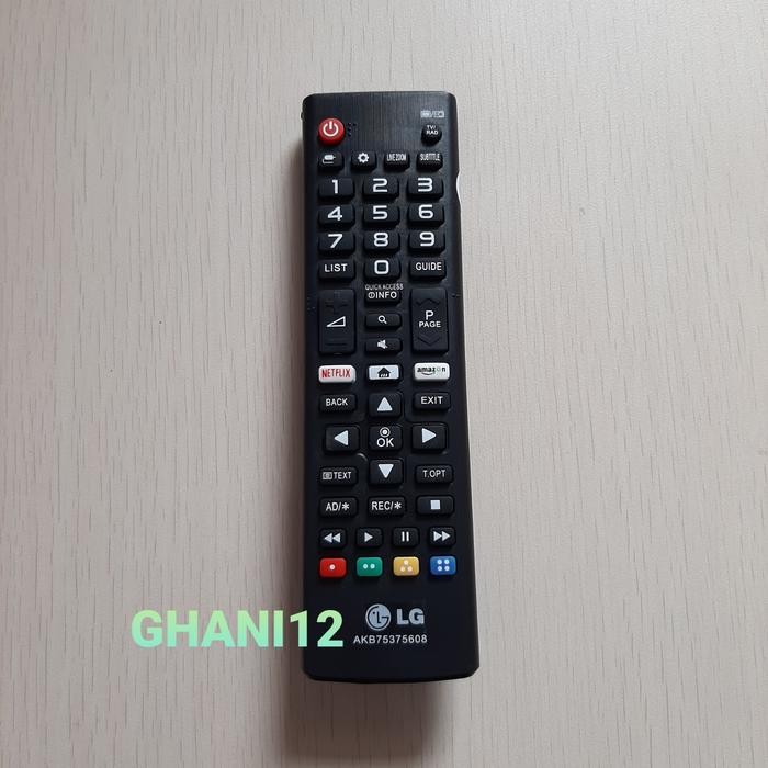 RB REMOTE REMOT TV LG SMART TV NETFLIX AKB75375608