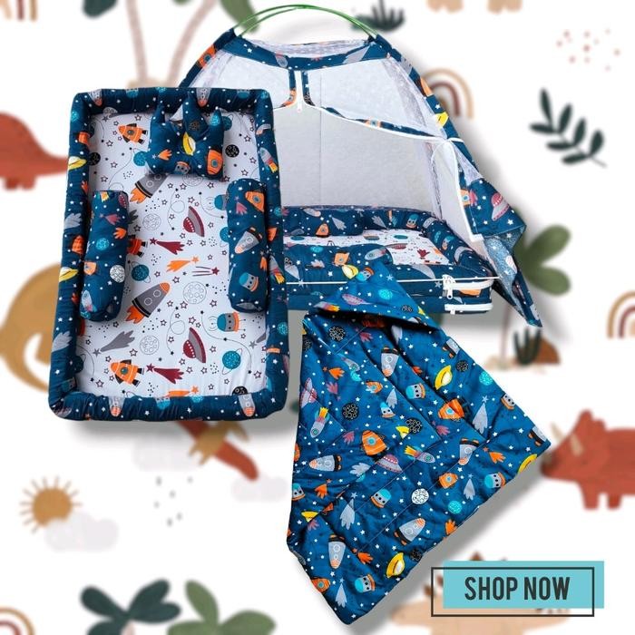 kasur fiber set selimut bayi motif karakterBayi baru lahir balita cewek cowok Bantal Bunda Guling