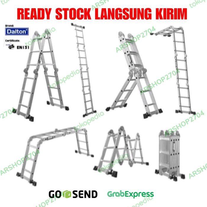 

Terlaris Promo Tangga Multipurpose Dalton Ml-105/Tangga Lipat Alumunium 5.8M