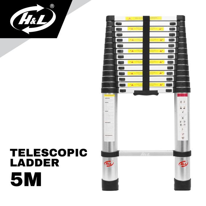

Terlaris Tangga Teleskopik Ladder Single 5M