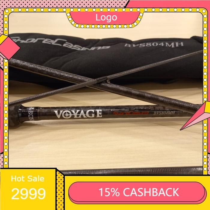 Joran Pancing BONE VOYAGE Shore Casting BVS804MH Travel Spinning Rod