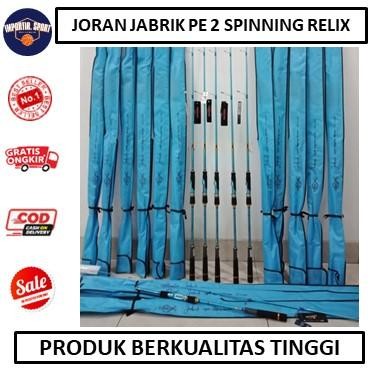 Joran Jabrik PE 2 Spinning Relix Nusantara light jigging- ALAT PANCING
